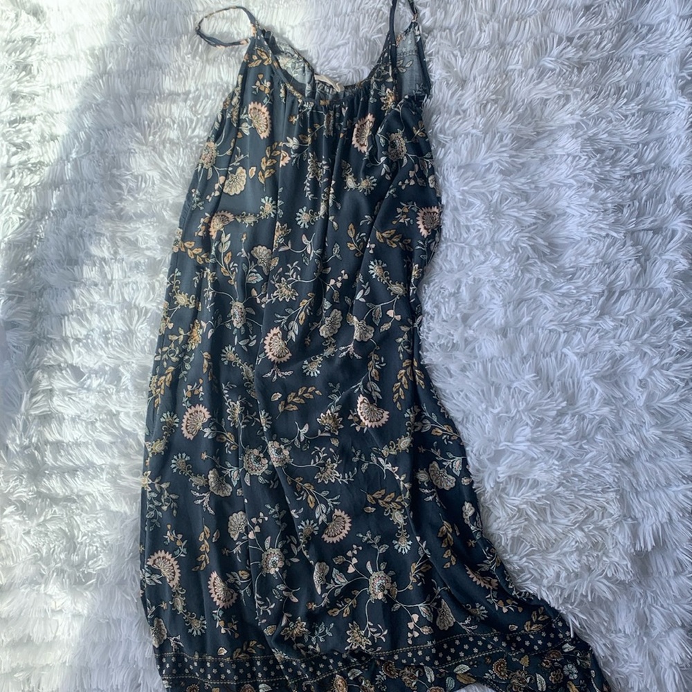 Millibon Paisley Adjustable Strap Maxi Dress